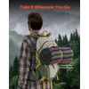 image:imageVEVOR Camping Blanket Large Warm Stadium Blanket Waterproof amp Windproof 330GSM Polyester Fleece Flame Retardant Great for Outdoors Picnics Hiking Sports Events Travel 82 x 55 BicolorTexture Multicolor