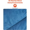 image:imageVEVOR Camping Blanket Large Warm Stadium Blanket Waterproof amp Windproof 330GSM Polyester Fleece Flame Retardant Great for Outdoors Picnics Hiking Sports Events Travel 82 x 55 BicolorPrinted