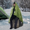 image:imageVEVOR Camping Blanket Large Warm Stadium Blanket Waterproof amp Windproof 330GSM Polyester Fleece Flame Retardant Great for Outdoors Picnics Hiking Sports Events Travel 82 x 55 BicolorBicolor