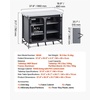 image:imageVEVOR Camping Storage Cabinet Outdoor Portable Aluminum Lightweight Table Quick Setup Compact Kitchen Cook Station with 6 Shelves and Carry Bag for Picnic BBQ Party Camping RV Traveling