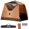 image:imageVEVOR Camping Tent 46 Person Pop Up Instant Cabin Tent Mesh Side amp Top Windows 60 Second Easy Setup Portable Waterproof Cabin Hub with Carry Bag for Family Outdoor Camping Hiking6 Person with Rainfly