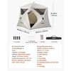 image:imageVEVOR Camping Tent 46 Person Pop Up Instant Cabin Tent Mesh Side amp Top Windows 60 Second Easy Setup Portable Waterproof Cabin Hub with Carry Bag for Family Outdoor Camping Hiking4 Person  835 High