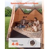 image:imageVEVOR Camping Tent 46 Person Pop Up Instant Cabin Tent Mesh Side amp Top Windows 60 Second Easy Setup Portable Waterproof Cabin Hub with Carry Bag for Family Outdoor Camping Hiking6 Person with Rainfly