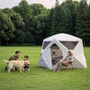 image:imageVEVOR Camping Tent 46 Person Pop Up Instant Cabin Tent Mesh Side amp Top Windows 60 Second Easy Setup Portable Waterproof Cabin Hub with Carry Bag for Family Outdoor Camping Hiking4 Person  835 High