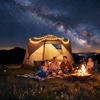 image:imageVEVOR Camping Tent 46 Person Pop Up Instant Cabin Tent Mesh Side amp Top Windows 60 Second Easy Setup Portable Waterproof Cabin Hub with Carry Bag for Family Outdoor Camping Hiking6 Person with Rainfly
