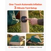 image:imageVEVOR Camping Tent 468 Person Automatic Inflatable Cabin Tent TPU Air Tube amp Large Mesh Windows Portable Easy Setup Waterproof Tent with Carry Bag for Family Outdoor Camping HikingGreen