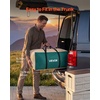 image:imageVEVOR Camping Tent 468 Person Automatic Inflatable Cabin Tent TPU Air Tube amp Large Mesh Windows Portable Easy Setup Waterproof Tent with Carry Bag for Family Outdoor Camping HikingGreen