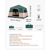 image:imageVEVOR Camping Tent 468 Person Automatic Inflatable Cabin Tent TPU Air Tube amp Large Mesh Windows Portable Easy Setup Waterproof Tent with Carry Bag for Family Outdoor Camping HikingGreen