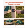 image:imageVEVOR Camping Tent 468 Person Automatic Inflatable Cabin Tent TPU Air Tube amp Large Mesh Windows Portable Easy Setup Waterproof Tent with Carry Bag for Family Outdoor Camping HikingGreen