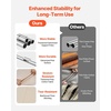 image:imageVEVOR Canvas Bell Tent 4 Seasons Yurt Tent for Camping with Stove Jack Waterproof Breathable with Zipped Detachable Floor Family Camping Glamping Outdoor Hunting PartyLight Beige