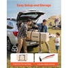 image:imageVEVOR Canvas Bell Tent 4 Seasons Yurt Tent for Camping with Stove Jack Waterproof Breathable with Zipped Detachable Floor Family Camping Glamping Outdoor Hunting PartyLight Beige