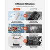 image:imageVEVOR Cartridge Pool Filter System  150 Sq Ft Compatible with 25HP3HP Pumps Max Flow 8136 GPH for Pools Up to 34342 Gallons