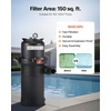 image:imageVEVOR Cartridge Pool Filter System  150 Sq Ft Compatible with 25HP3HP Pumps Max Flow 8136 GPH for Pools Up to 34342 Gallons