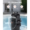 image:imageVEVOR Cartridge Pool Filter System  150 Sq Ft Compatible with 25HP3HP Pumps Max Flow 8136 GPH for Pools Up to 34342 Gallons