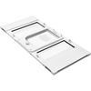 image:imageVEVOR Cat Door for Window Adjustable to Fit Window Width 3540 4 Secure Lock Modes Aluminum Frame and HighTransparency Glass Magnetic Closure Weatherproof QuickFit Pet Door for Cats WhiteWhite