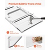 image:imageVEVOR Cat Door for Window Adjustable to Fit Window Width 3540 4 Secure Lock Modes Aluminum Frame and HighTransparency Glass Magnetic Closure Weatherproof QuickFit Pet Door for Cats WhiteWhite