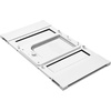 image:imageVEVOR Cat Door for Window Adjustable to Fit Window Width 3540 4 Secure Lock Modes Aluminum Frame and HighTransparency Glass Magnetic Closure Weatherproof QuickFit Pet Door for Cats WhiteWhite