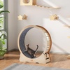 image:imageVEVOR Cat Exercise Wheel Large Cat Treadmill Wheel for Indoor Cats 358 inch Cat Running Wheel with Detachable Carpet and Cat Teaser for RunningWalkingTraining Suitable for Most Cats433in