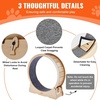 image:imageVEVOR Cat Exercise Wheel Large Cat Treadmill Wheel for Indoor Cats 358 inch Cat Running Wheel with Detachable Carpet and Cat Teaser for RunningWalkingTraining Suitable for Most Cats433in