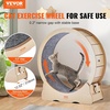 image:imageVEVOR Cat Exercise Wheel Large Cat Treadmill Wheel for Indoor Cats 358 inch Cat Running Wheel with Detachable Carpet and Cat Teaser for RunningWalkingTraining Suitable for Most CatsNatural Wood358in