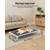 image:imageVEVOR Chew Proof Elevated Dog Bed Portable Raised Dog Cot with Aluminum Tube Metal Frame and Breathable Textilene Mesh Indoor amp Outdoor Pet Cooling Raised Hammock Bed L GrayL