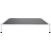 image:imageVEVOR Chew Proof Elevated Dog Bed Portable Raised Dog Cot with Aluminum Tube Metal Frame and Breathable Textilene Mesh Indoor amp Outdoor Pet Cooling Raised Hammock Bed L GrayXL