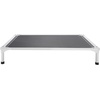 image:imageVEVOR Chew Proof Elevated Dog Bed Portable Raised Dog Cot with Aluminum Tube Metal Frame and Breathable Textilene Mesh Indoor amp Outdoor Pet Cooling Raised Hammock Bed L GrayL