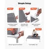 image:imageVEVOR Chew Proof Elevated Dog Bed Portable Raised Dog Cot with Aluminum Tube Metal Frame and Breathable Textilene Mesh Indoor amp Outdoor Pet Cooling Raised Hammock Bed L GrayL