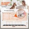 image:imageVEVOR Dog Ramp Folding Pet Ramp for Bed Adjustable Dog Ramp for Small Large Old Dogs amp Cats Wooden Pet Ramp with 393 Long Ramp Adjustable from 15 to 22 Suitable for Couch Sofa Car472x165x24 in