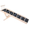 image:imageVEVOR Dog Ramp Folding Pet Ramp for Bed Adjustable Dog Ramp for Small Large Old Dogs amp Cats Wooden Pet Ramp with 393 Long Ramp Adjustable from 15 to 22 Suitable for Couch Sofa Car472x165x24 in