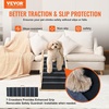 image:imageVEVOR Dog Ramp Folding Pet Ramp for Bed Adjustable Dog Ramp for Small Large Old Dogs amp Cats Wooden Pet Ramp with 393 Long Ramp Adjustable from 15 to 22 Suitable for Couch Sofa Car472x165x24 in