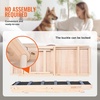 image:imageVEVOR Dog Ramp Folding Pet Ramp for Bed Adjustable Dog Ramp for Small Large Old Dogs amp Cats Wooden Pet Ramp with 393 Long Ramp Adjustable from 15 to 22 Suitable for Couch Sofa Car4133x 157x 393in