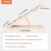 image:imageVEVOR Dog Ramp Folding Pet Ramp for Bed Adjustable Dog Ramp for Small Large Old Dogs amp Cats Wooden Pet Ramp with 393 Long Ramp Adjustable from 15 to 22 Suitable for Couch Sofa Car4133x 157x 393in