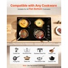 image:imageVEVOR Electric Ceramic Cooktop Builtin Electric Stove Top with Glass Panel Knob Control 11 Heat Levels for Diverse Cooking Requirements 30inch4burners220V30 IN4 BurnerKnob Control