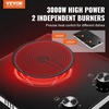 image:imageVEVOR Electric Ceramic Cooktop Builtin Electric Stove Top with Glass Panel Knob Control 11 Heat Levels for Diverse Cooking Requirements 30inch4burners220V12 IN