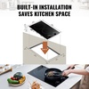 image:imageVEVOR Electric Ceramic Cooktop Builtin Electric Stove Top with Glass Panel Knob Control 11 Heat Levels for Diverse Cooking Requirements 30inch4burners220V12 IN2 BurnersKnob Control