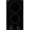 image:imageVEVOR Electric Ceramic Cooktop Builtin Electric Stove Top with Glass Panel Knob Control 11 Heat Levels for Diverse Cooking Requirements 30inch4burners220V12 IN2 BurnersKnob Control