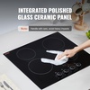image:imageVEVOR Electric Ceramic Cooktop Builtin Electric Stove Top with Glass Panel Knob Control 11 Heat Levels for Diverse Cooking Requirements 30inch4burners220V24IN