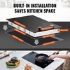 image:imageVEVOR Electric Ceramic Cooktop Builtin Electric Stove Top with Glass Panel Knob Control 11 Heat Levels for Diverse Cooking Requirements 30inch4burners220V12 IN