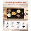 image:imageVEVOR Electric Ceramic Cooktop Builtin Electric Stove Top with Glass Panel Knob Control 11 Heat Levels for Diverse Cooking Requirements 30inch4burners220V36 IN5 BurnerKnob Control