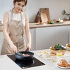 image:imageVEVOR Electric Ceramic Cooktop Builtin Electric Stove Top with Glass Panel Knob Control 11 Heat Levels for Diverse Cooking Requirements 30inch4burners220V12 IN