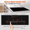 image:imageVEVOR Electric Cooktop 4 Burners 30 Induction Stove Top Builtin Magnetic Cooktop 7500W 9 Heating Level Multifunctional Burner LED Touch Screen wChild Lock amp OverTemperature Protection12in 2 Burners220V
