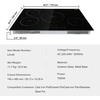 image:imageVEVOR Electric Cooktop 4 Burners 30 Induction Stove Top Builtin Magnetic Cooktop 7500W 9 Heating Level Multifunctional Burner LED Touch Screen wChild Lock amp OverTemperature Protection30in 4 Burners220V
