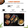 image:imageVEVOR Electric Cooktop 4 Burners 30 Induction Stove Top Builtin Magnetic Cooktop 7500W 9 Heating Level Multifunctional Burner LED Touch Screen wChild Lock amp OverTemperature Protection30in 4 Burners220V