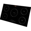 image:imageVEVOR Electric Cooktop 4 Burners 30 Induction Stove Top Builtin Magnetic Cooktop 7500W 9 Heating Level Multifunctional Burner LED Touch Screen wChild Lock amp OverTemperature Protection36in 5 Burners220V