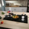 image:imageVEVOR Electric Cooktop 4 Burners 30 Induction Stove Top Builtin Magnetic Cooktop 7500W 9 Heating Level Multifunctional Burner LED Touch Screen wChild Lock amp OverTemperature Protection30in 5 Burners220V