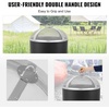 image:imageVEVOR Fire Pit Spark Screen Round 27 Reinforced Heavy Duty Steel Metal Cover Outdoor Firepit Lid EasyOpening Top Screen Covers Round with Ring Handle for Outdoor Patio Fire Pits Backyard27 Inch