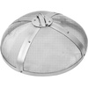 image:imageVEVOR Fire Pit Spark Screen Round 27 Reinforced Heavy Duty Steel Metal Cover Outdoor Firepit Lid EasyOpening Top Screen Covers Round with Ring Handle for Outdoor Patio Fire Pits Backyard20 Inch