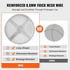 image:imageVEVOR Fire Pit Spark Screen Round 27 Reinforced Heavy Duty Steel Metal Cover Outdoor Firepit Lid EasyOpening Top Screen Covers Round with Ring Handle for Outdoor Patio Fire Pits Backyard20 Inch