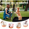 image:imageVEVOR Foldable Metal Dog Exercise Pen Pet Puppy Playpen Yard Fence with Top Cover amp Door Indoor Outdoor 8 Panels 24 W x 24 H Dogs Crate Kennel with Ground Stakes for Small amp Medium DogsPlaypen  Top Cover  Bottom Pad